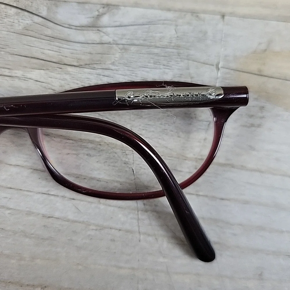 Burberry Eyeglasses B 2097 3014 Frames Only 50-15-135 Oval Red‎ Italy